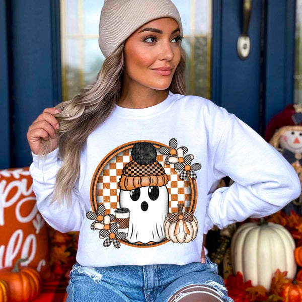 Fall ghost circle 53521 DTF transfer