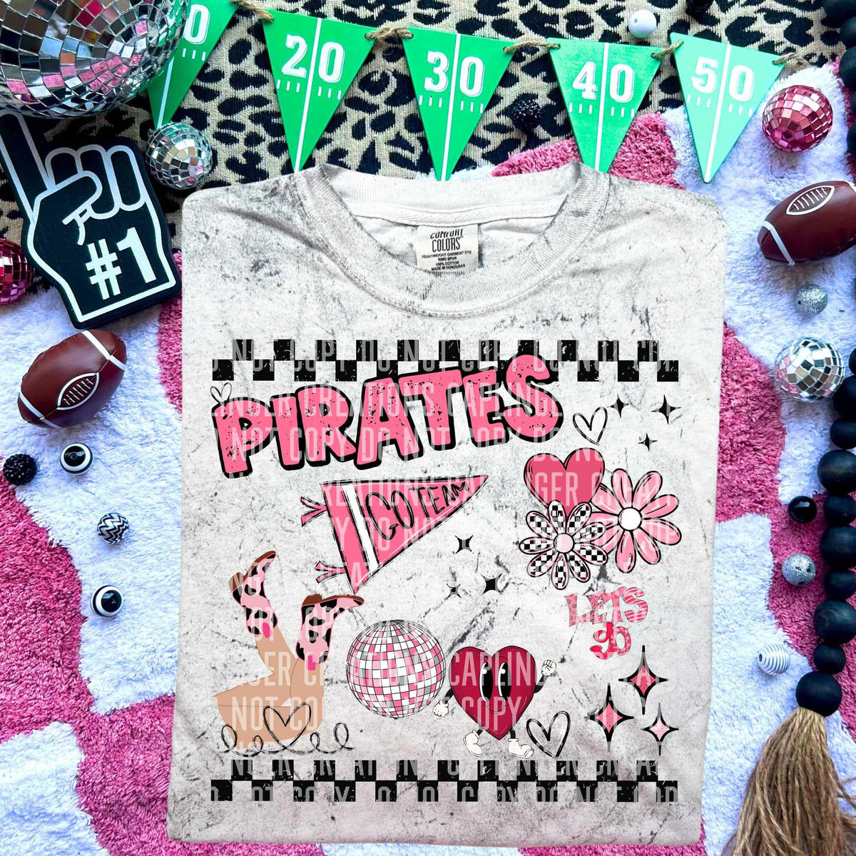 Pirates groovy collage (caplinger) 73201 DTF transfer