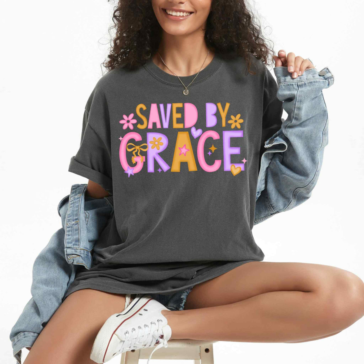 Saved by grace exclusive 107358 DTF transfer