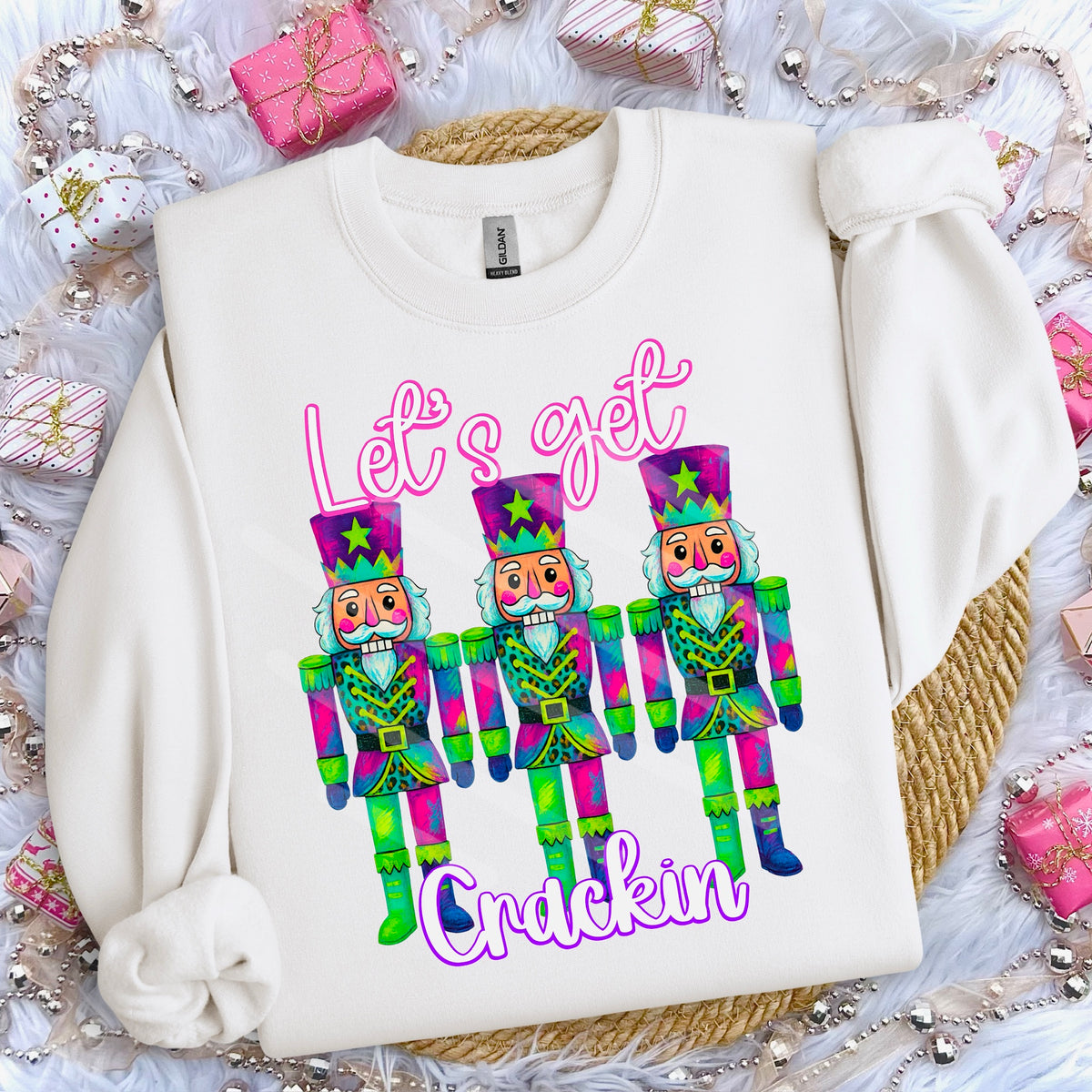 Let’s Get Cracking three nutcrackers (WNDD) 114191 DTF transfer