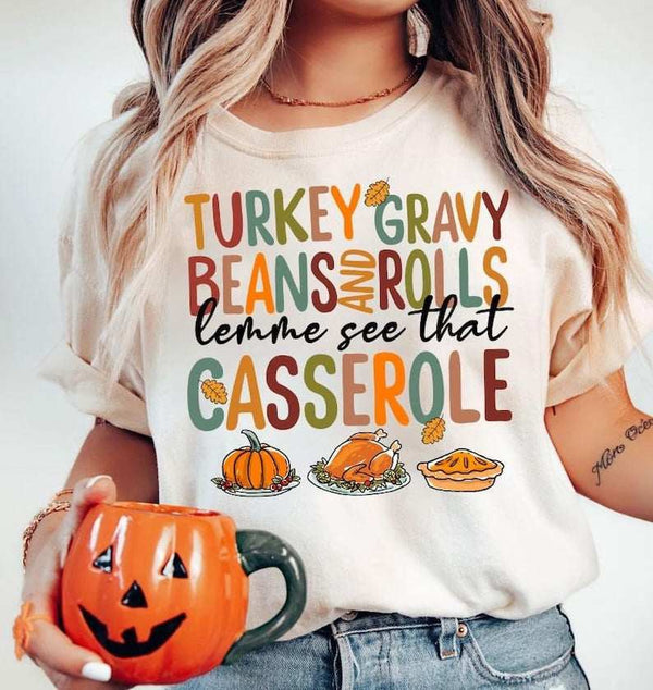 Turkey gravy beans and rolls 64941 DTF transfer