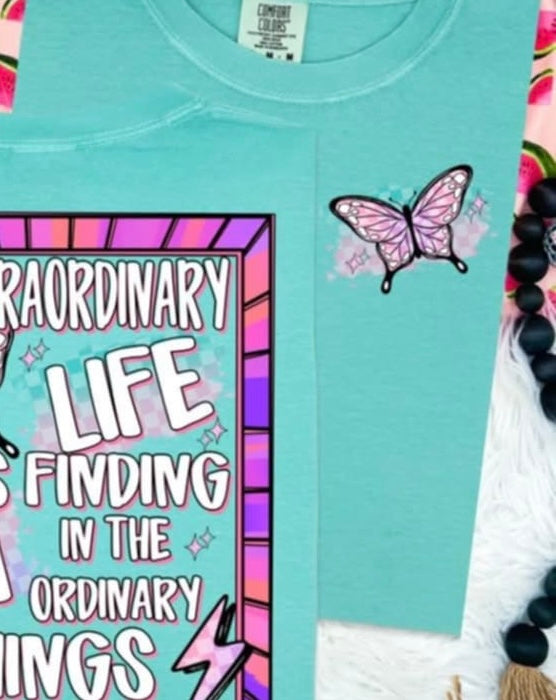 An extraordinary life butterfly pocket (S&G) 98780 DTF transfer