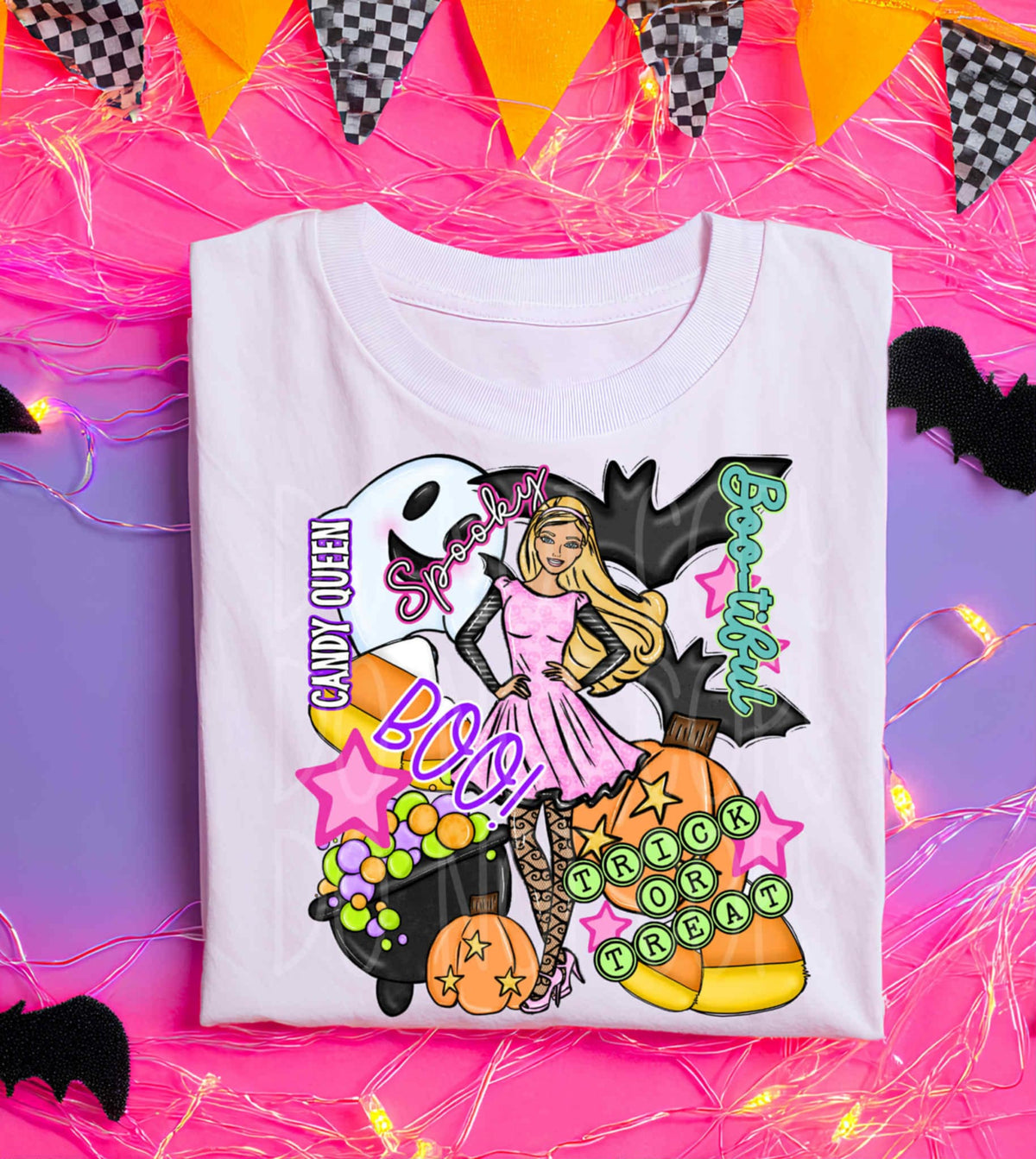 Spooky Barb Collage Exclusive DTF transfer