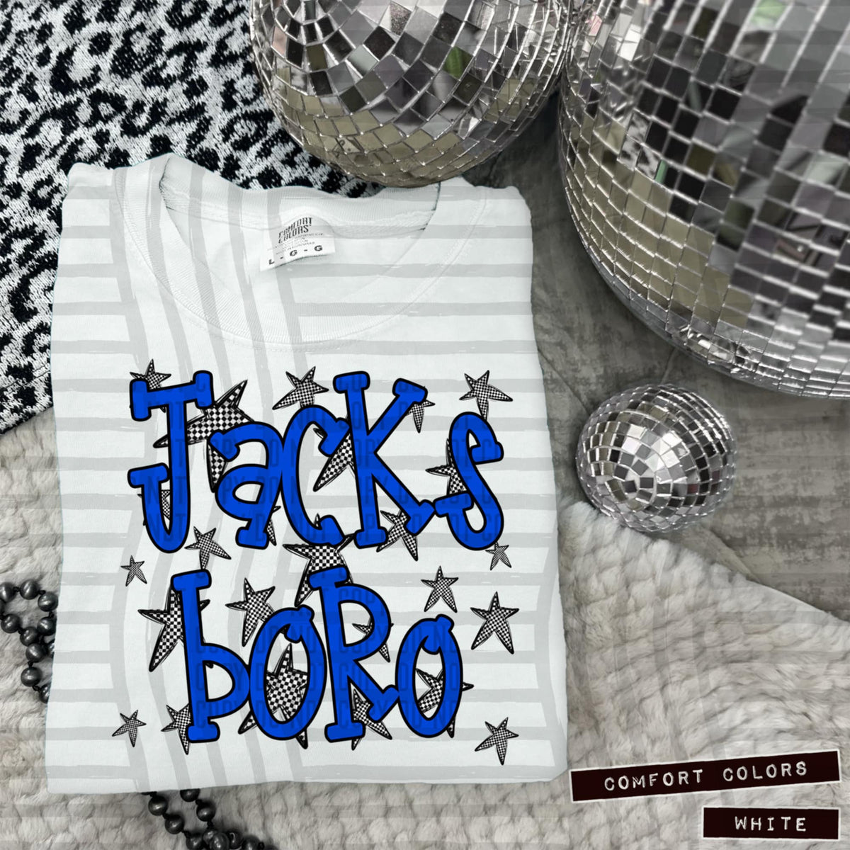 Blue Staggered Mascots (Caplinger)