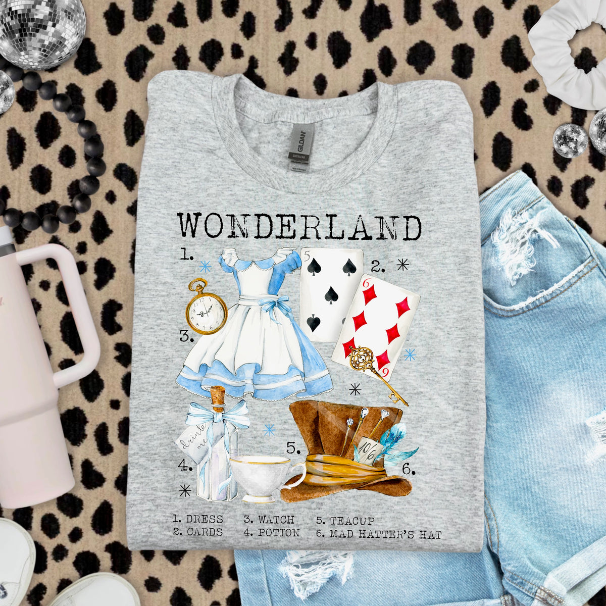 Wonderland Collage 114011 DTF transfer