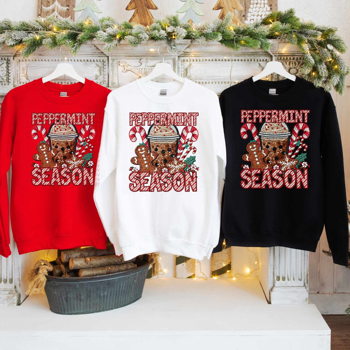 Peppermint season (CITY) 62052 DTF transfer