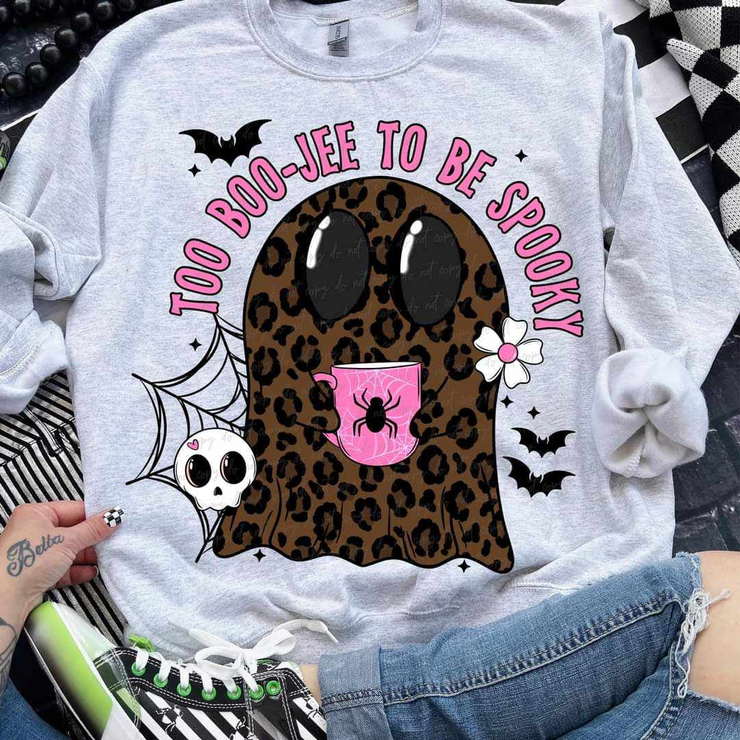 Too boo-jee to be spooky (VIRGO) 53422 DTF transfer
