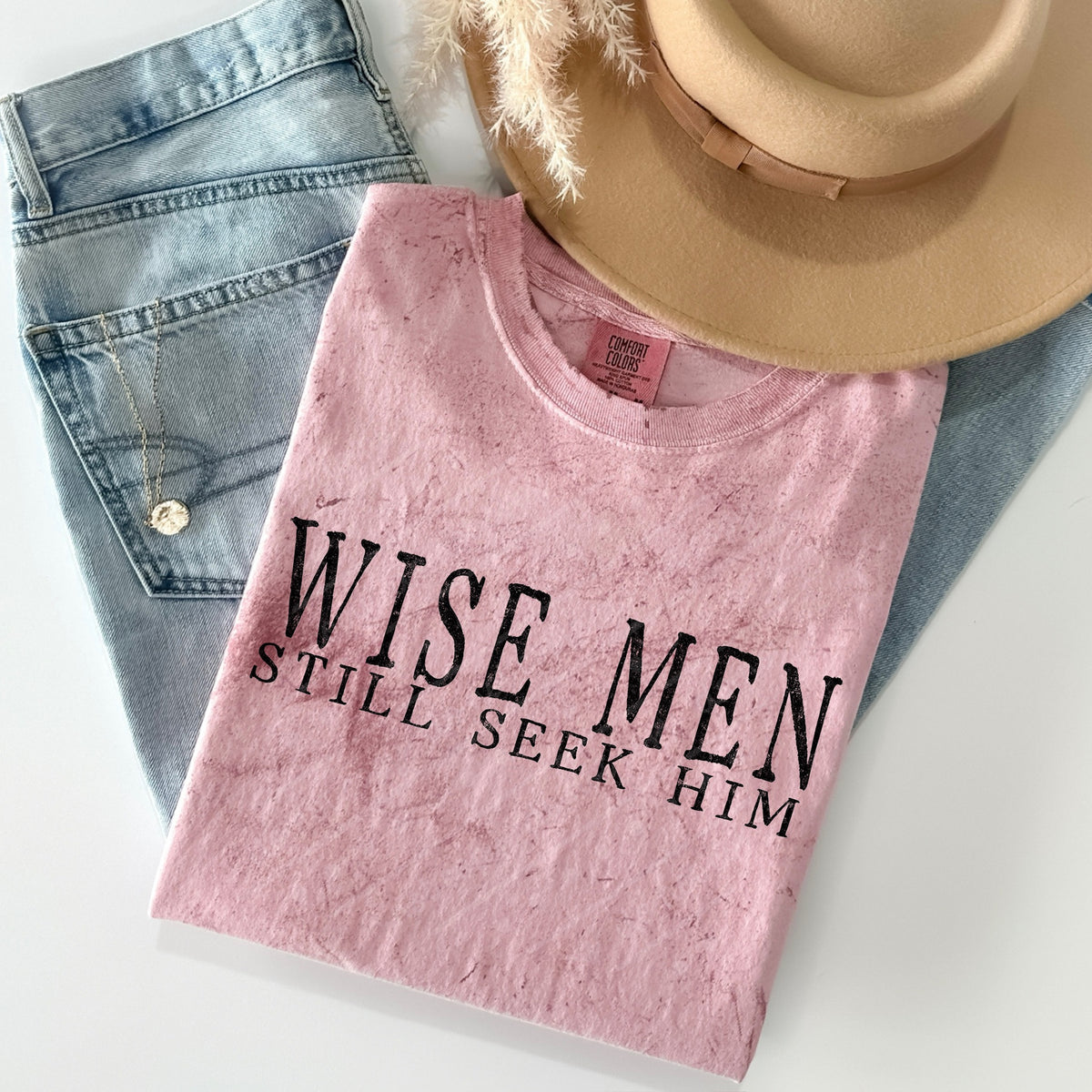 Wise men will seek him (black) (scarlow) DTF Transfer