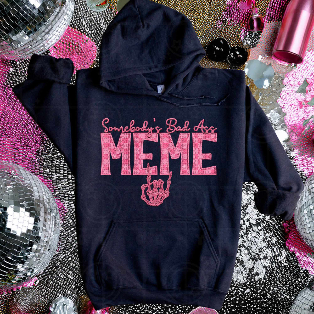 Somebody’s bad ass Meme pink (HW) 75203 DTF transfer