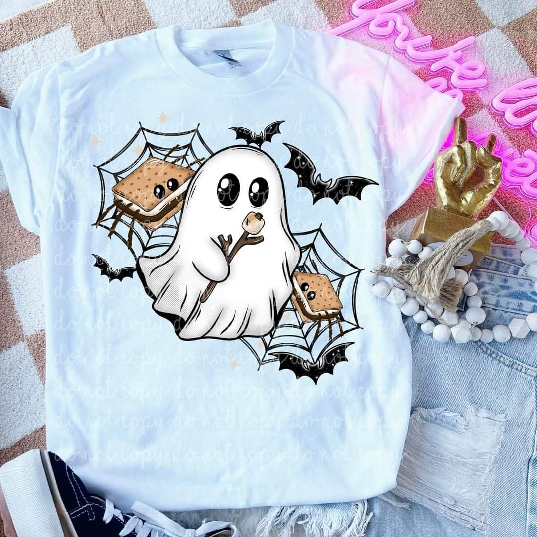 Ghost with smores (MMD) 58907 DTF transfer