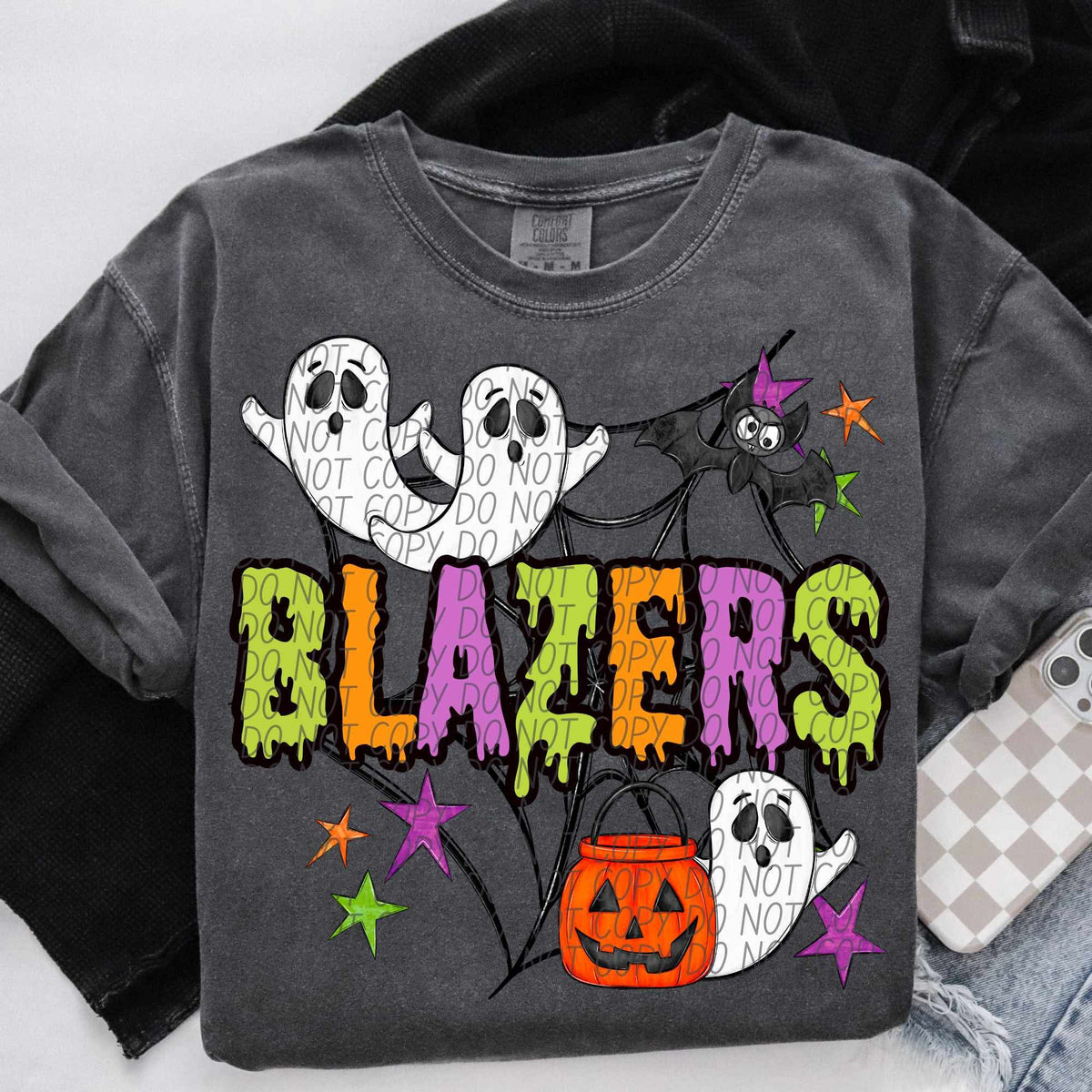 Blazers Halloween (City) DTF transfer