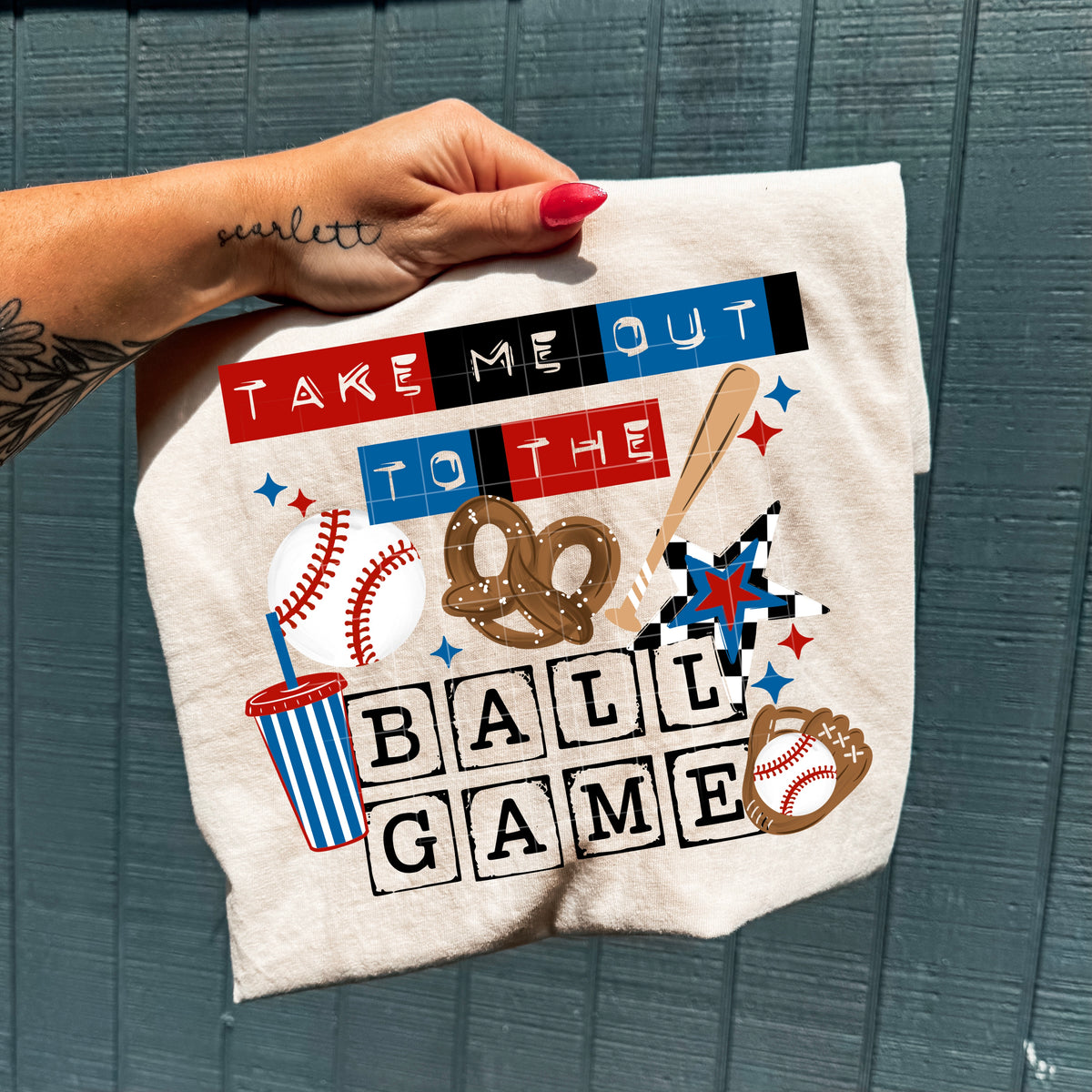 Take me out to the ballgame (CSC) Sunday special DTF transfer