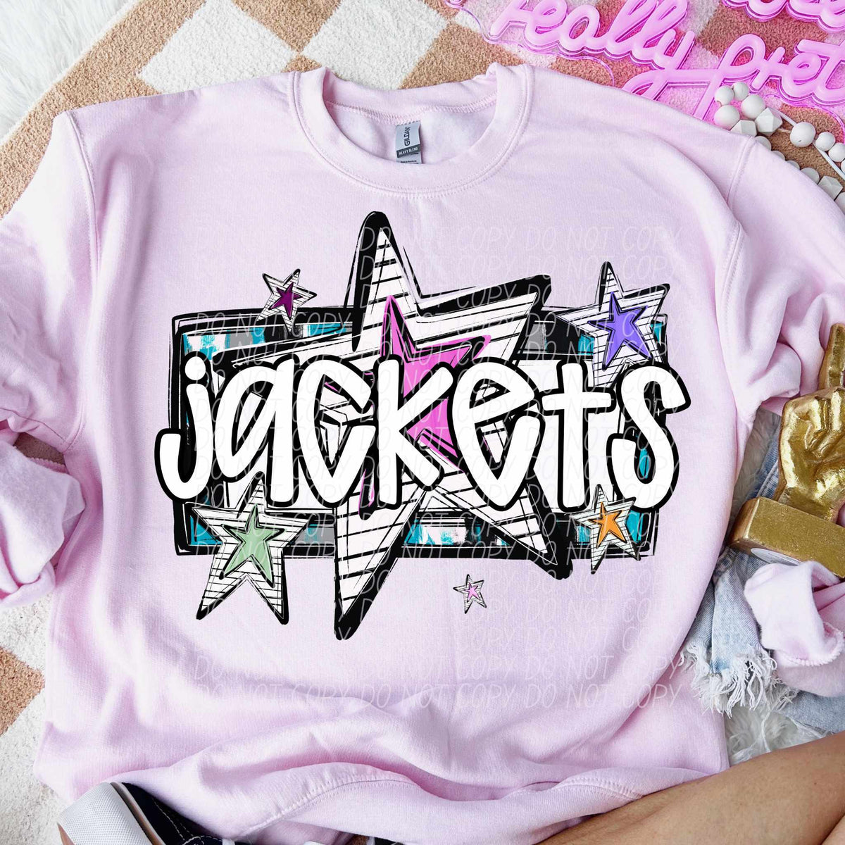 Jackets stars (CITY) 84888 DTF transfer
