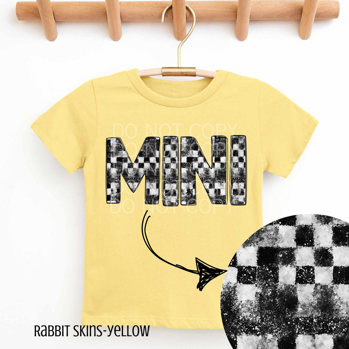 Mini checkered and glitter (CSG) 84243 DTF transfer