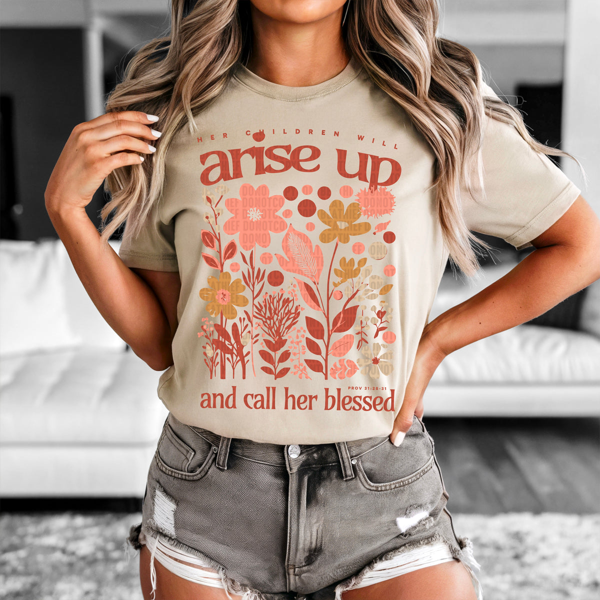 Her children will arise up and fall her blessed 95053 DTF transfer