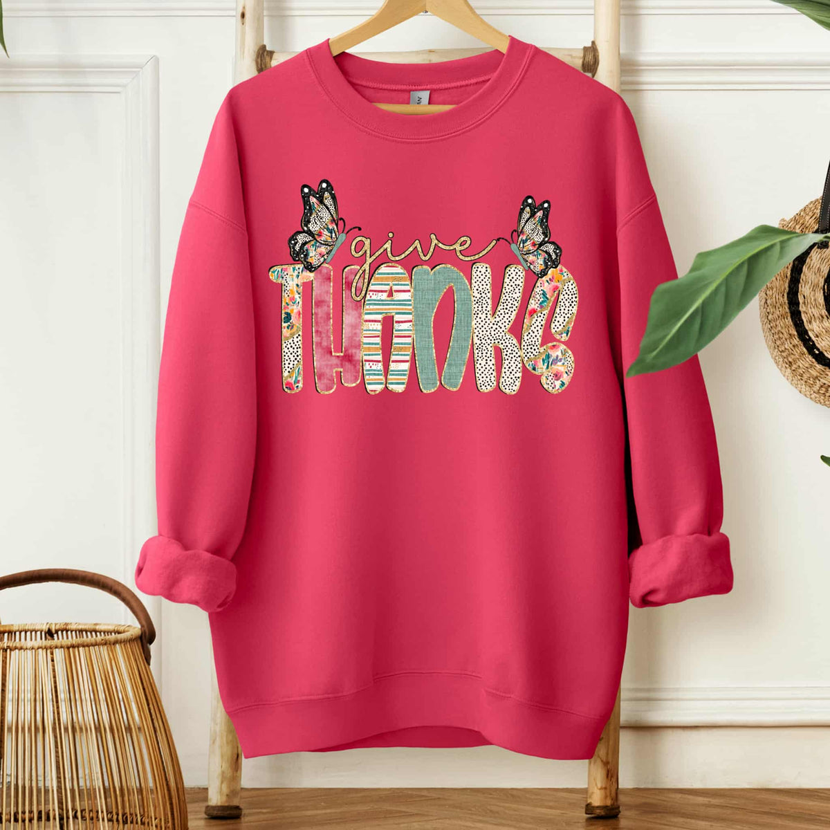 Give Thanks Butterflies (sdd) DTF transfer