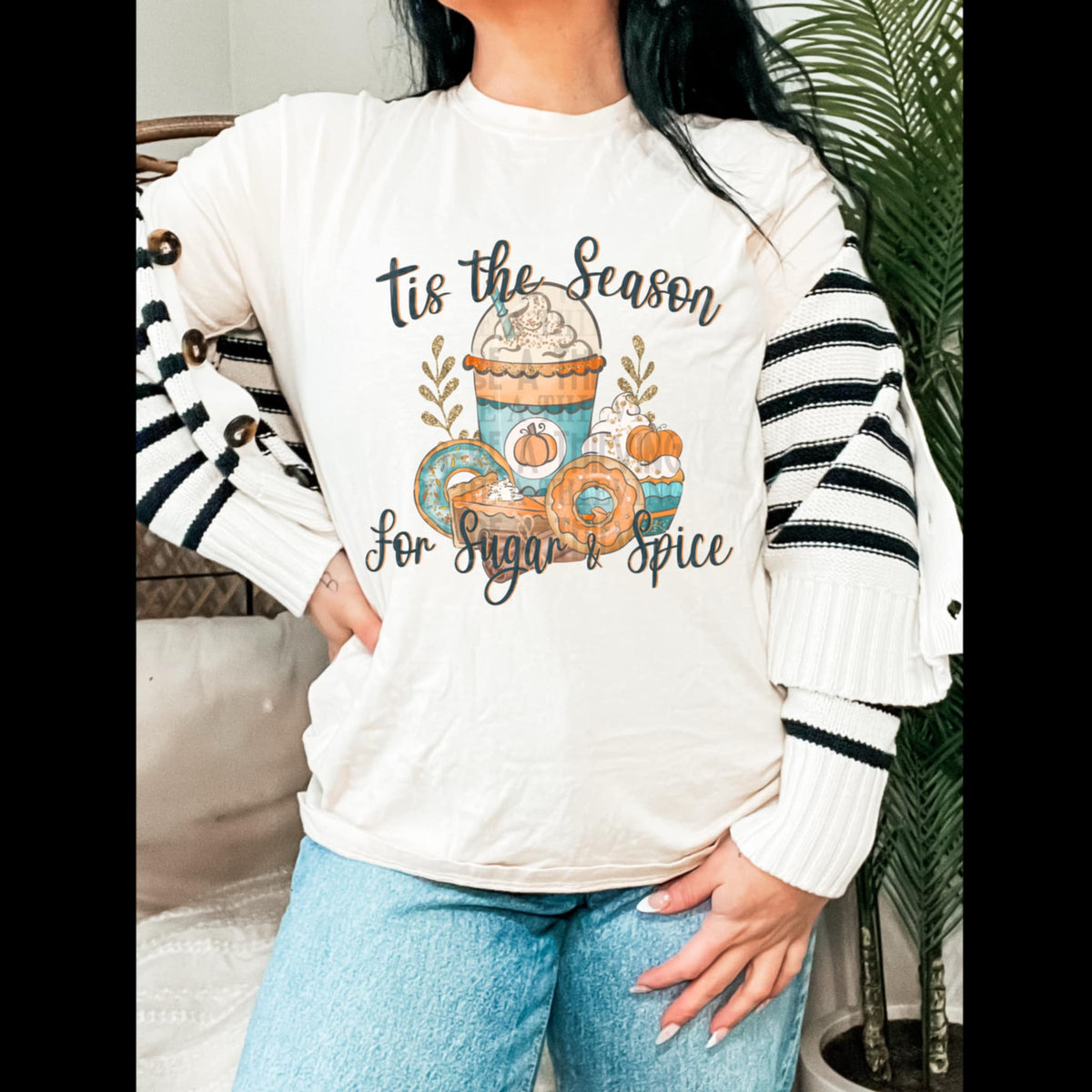 Tis the season for sugar & spice 106118 DTF transfer