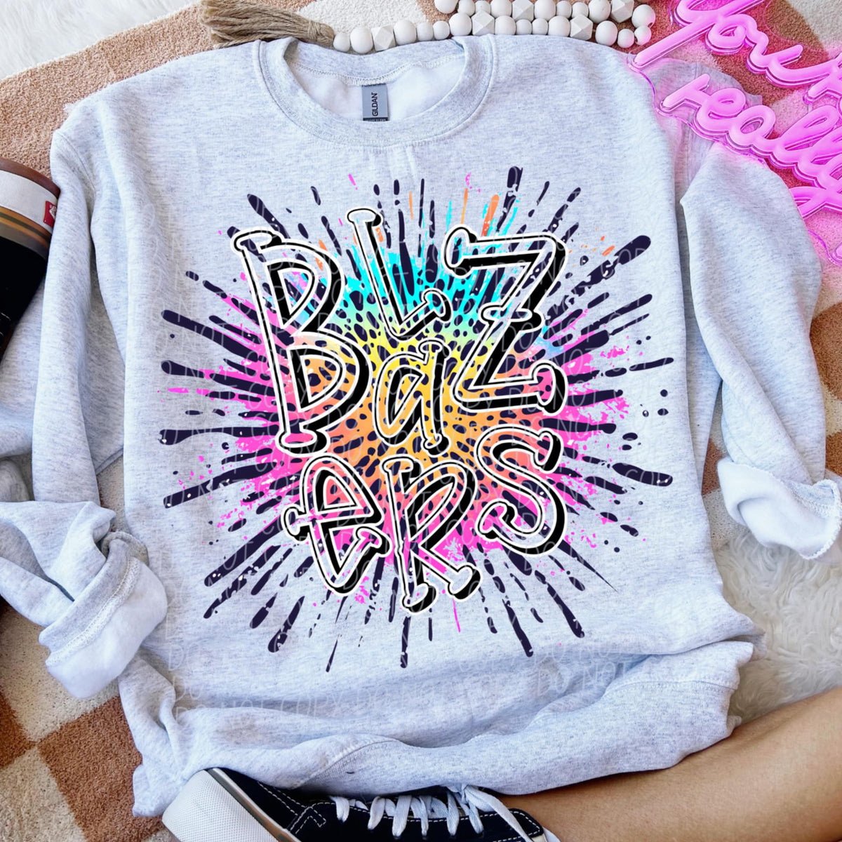 Colorful Burst Mascots (City)