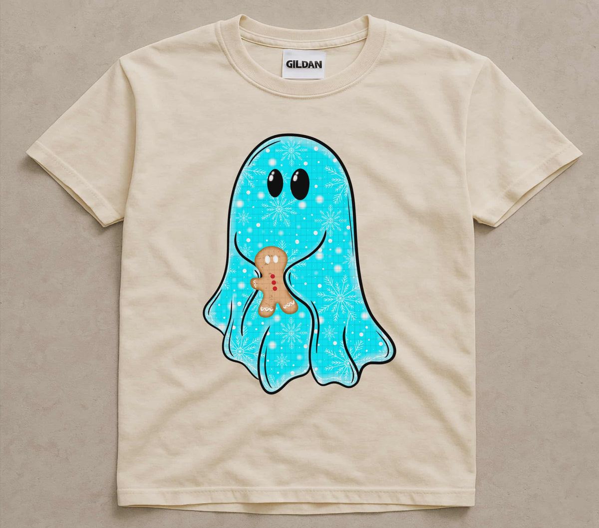 Blue Ghost and Gingerbread (linda) DTF Transfer