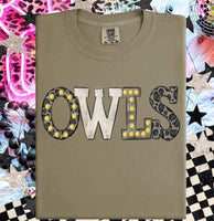 Owls marquee filled (S&G) 73873 DTF transfer