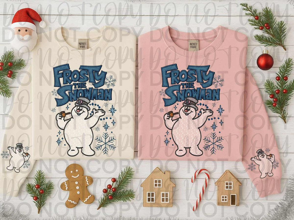 The Snowman front only (sweet starlight) 114533 DTF transfer