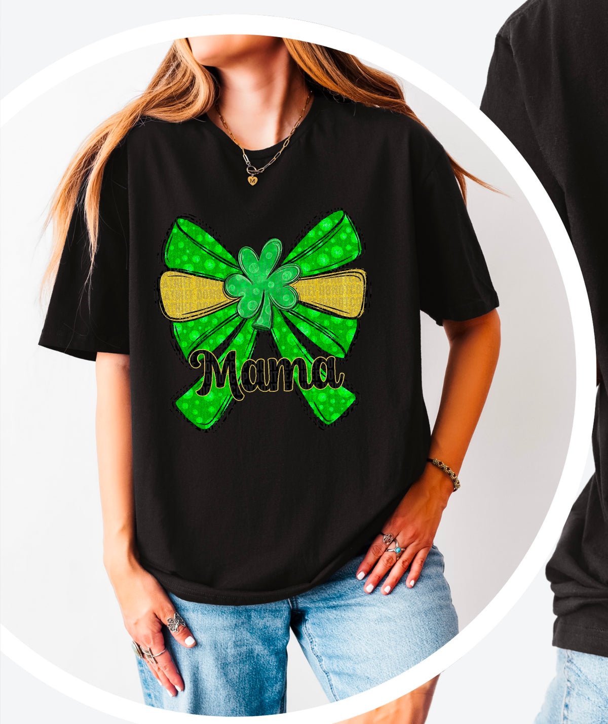 Mama st Patrick’s bow (SDD) 85928 DTF transfer