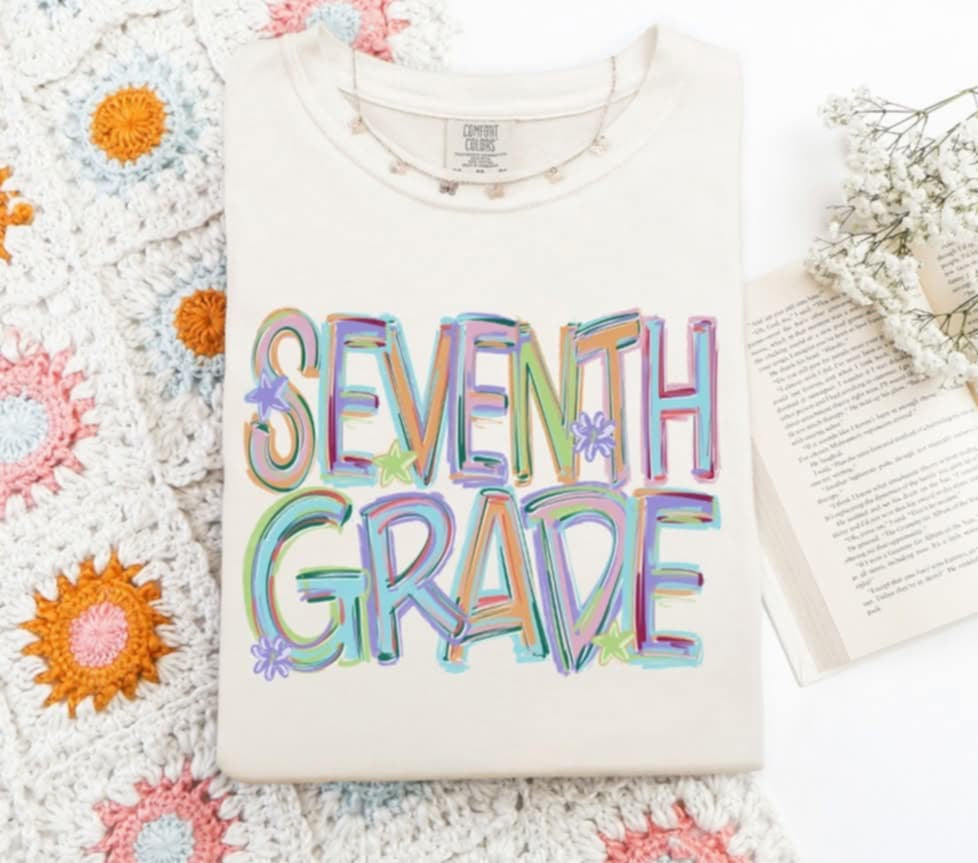 Seventh brushstroke 107658 DTF transfer