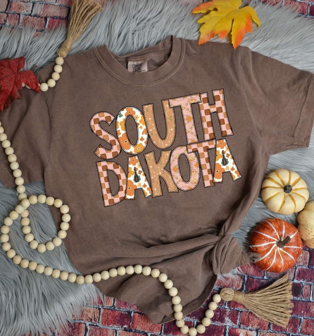 South Dakota fall boho states (S&G) 52726 DTF transfer