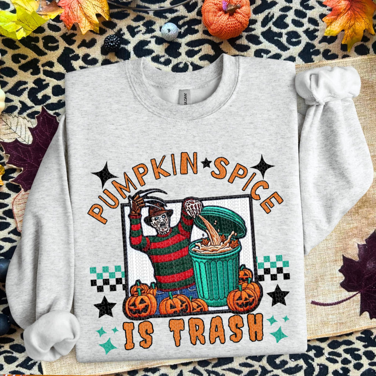 Pumpkin Spice is Trash exclusive DTF transfer