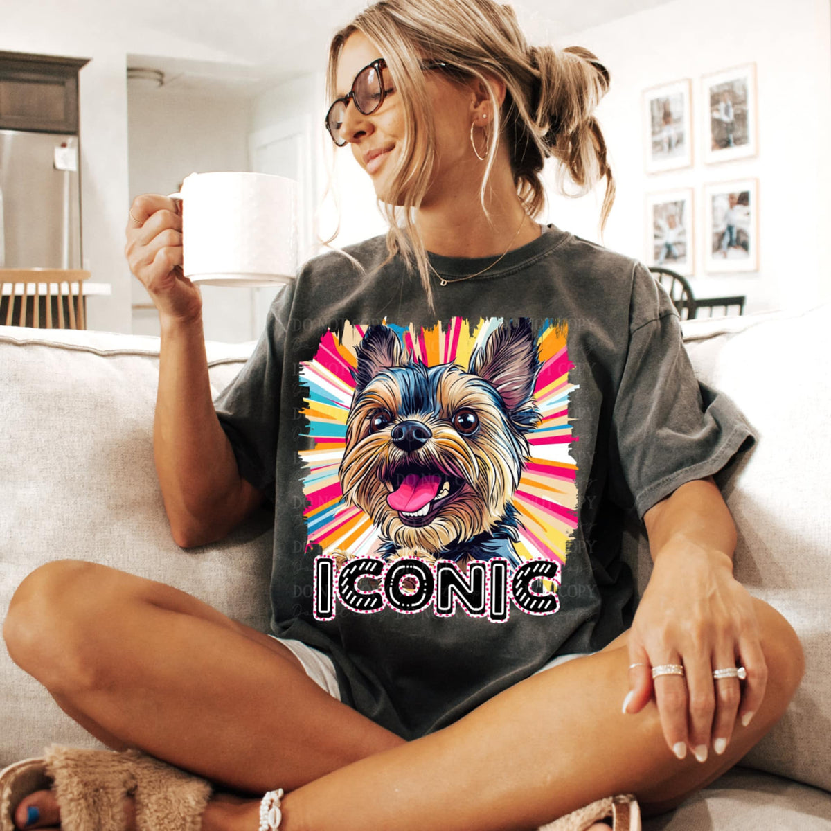 Iconic yorkie (TTD) 96180 DTF transfer