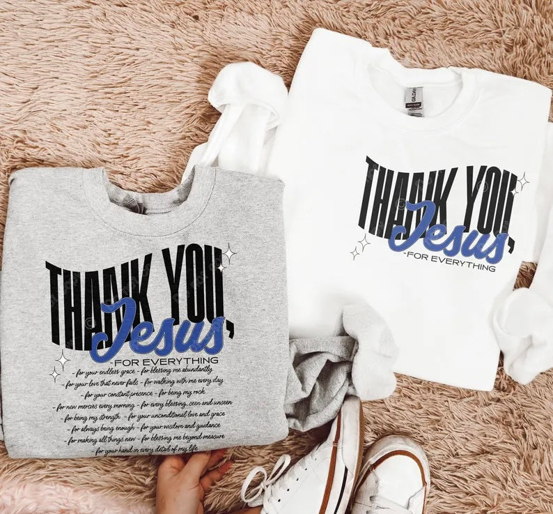 Thank you jesus BACK PRINT 98658 DTF transfer