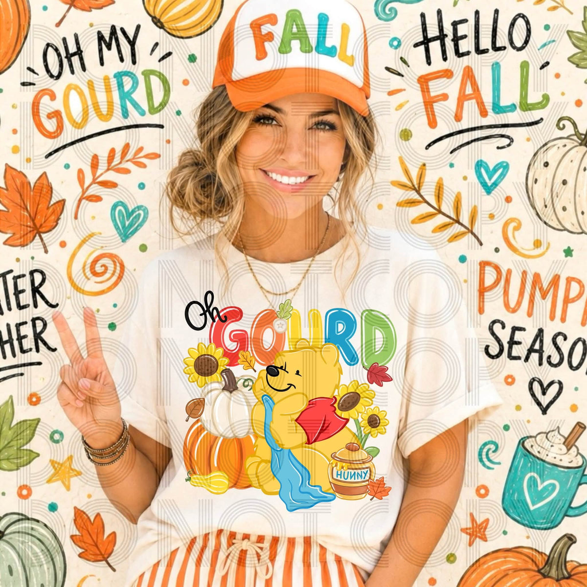 Oh gourd bear Sunday Special DTF transfer