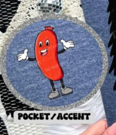 Hot dog pocket (Linda) 99740 DTF transfer