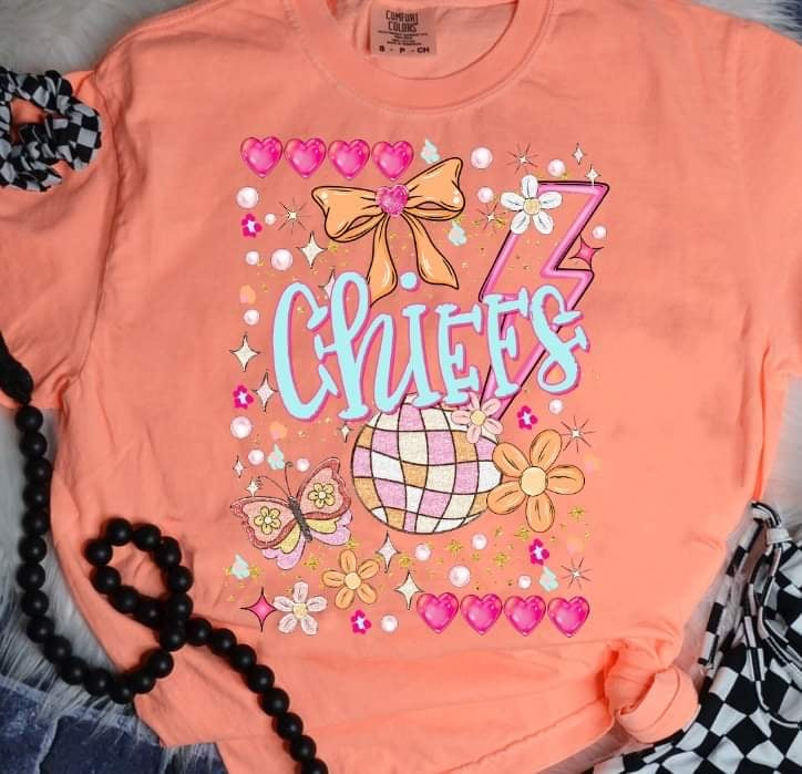 Chiefs preppy mascot (S&G) 58744 DTF transfer