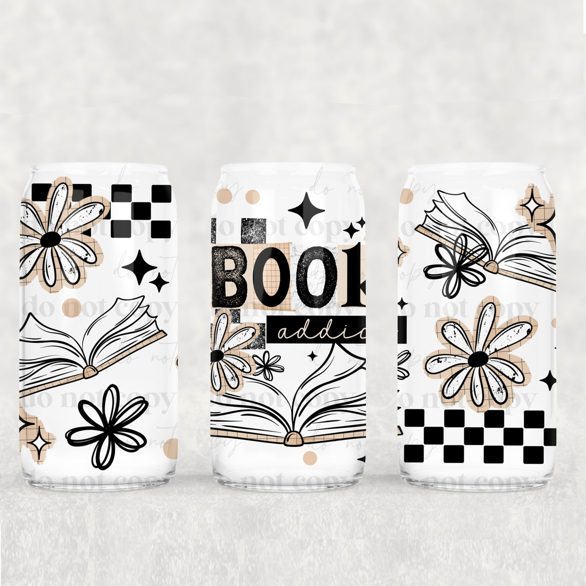 Book Addict (CSC) UV DTF WRAP