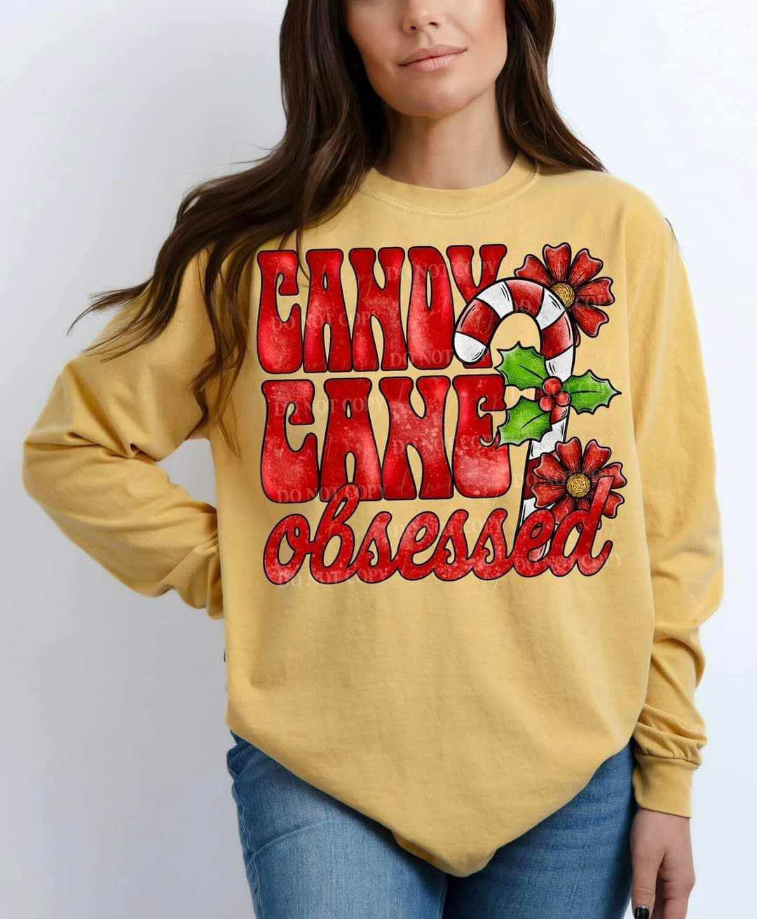 Candy cane obsessed (Lyttle) 73451 DTF transfer