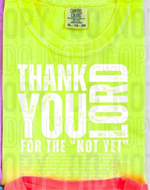 Thank you Lord for the not yet WHITE (SBB) DTF transfer