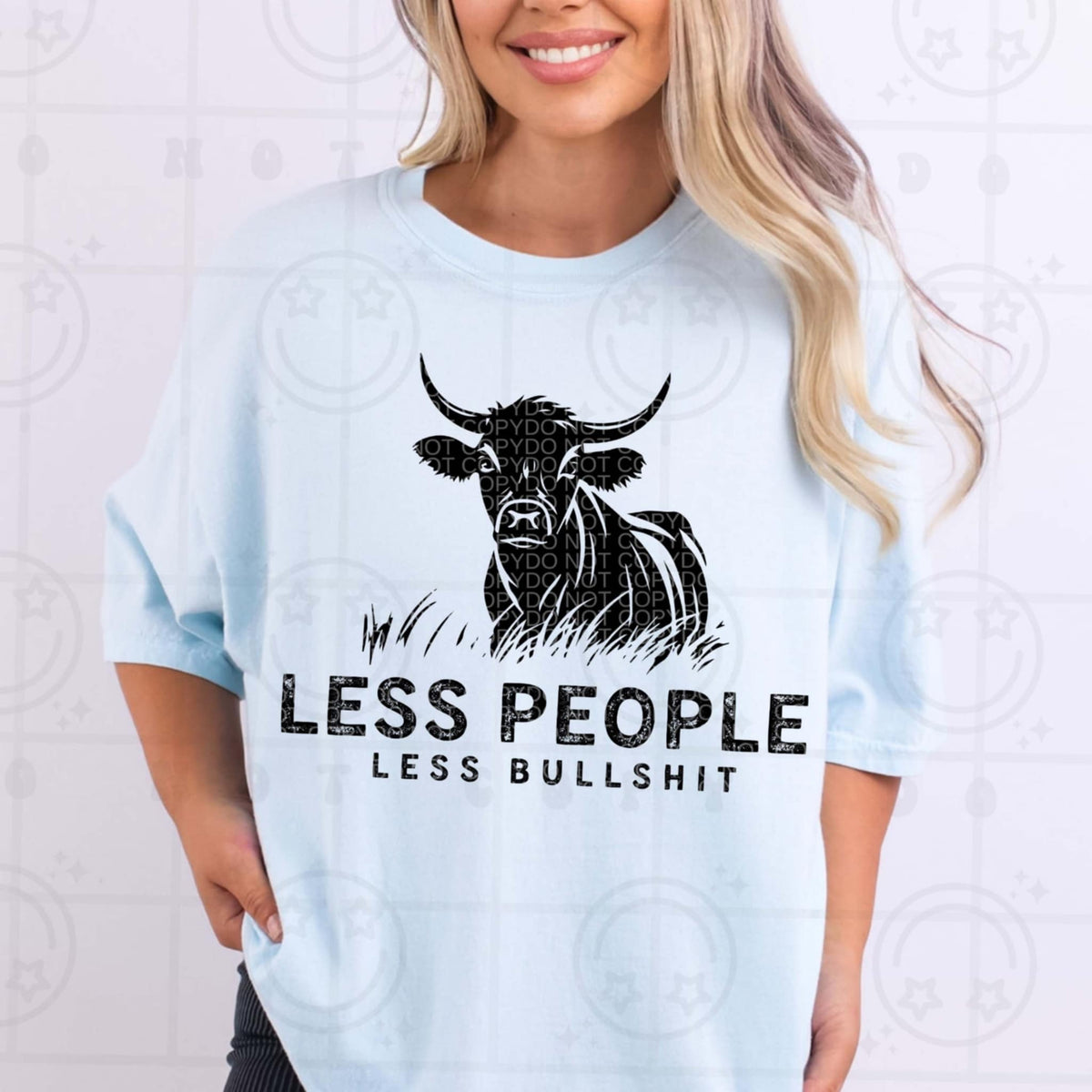 Less people less bullshit (HW) 92114 DTF transfer