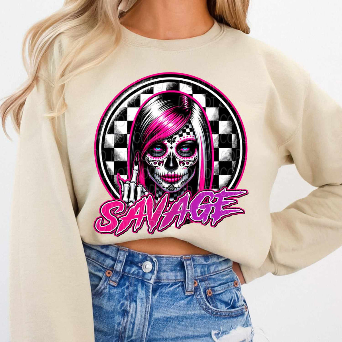 Savage circle (DWS) 73769 DTF transfer