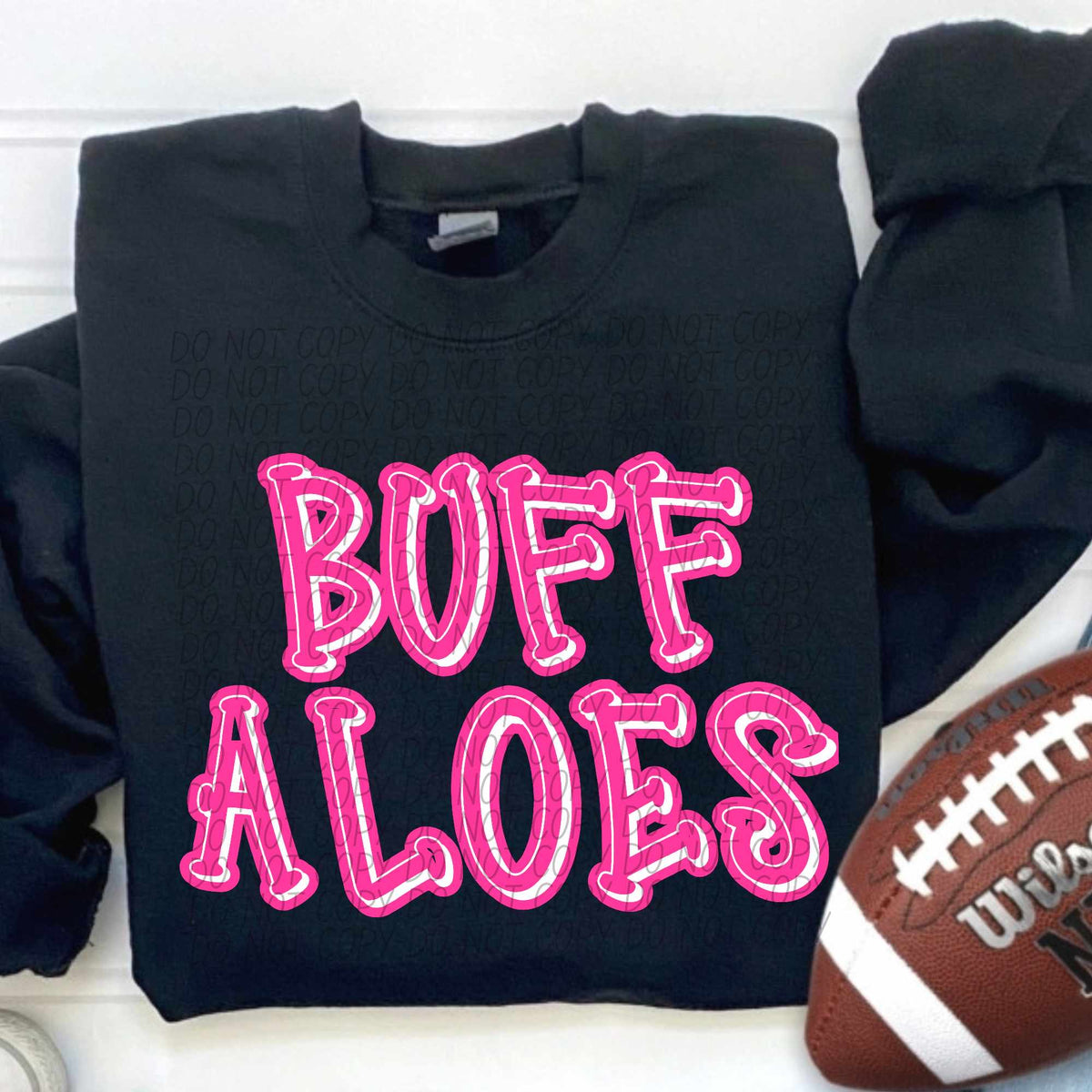 Buffaloes hot pink 55311 DTF transfer