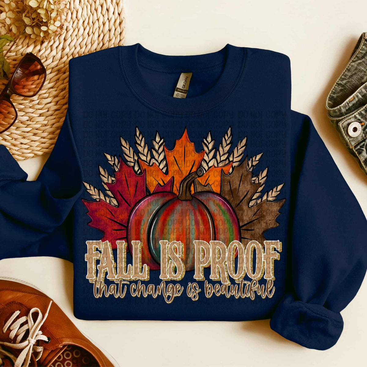 Fall is proof change is beautiful (VP) DTF transfer