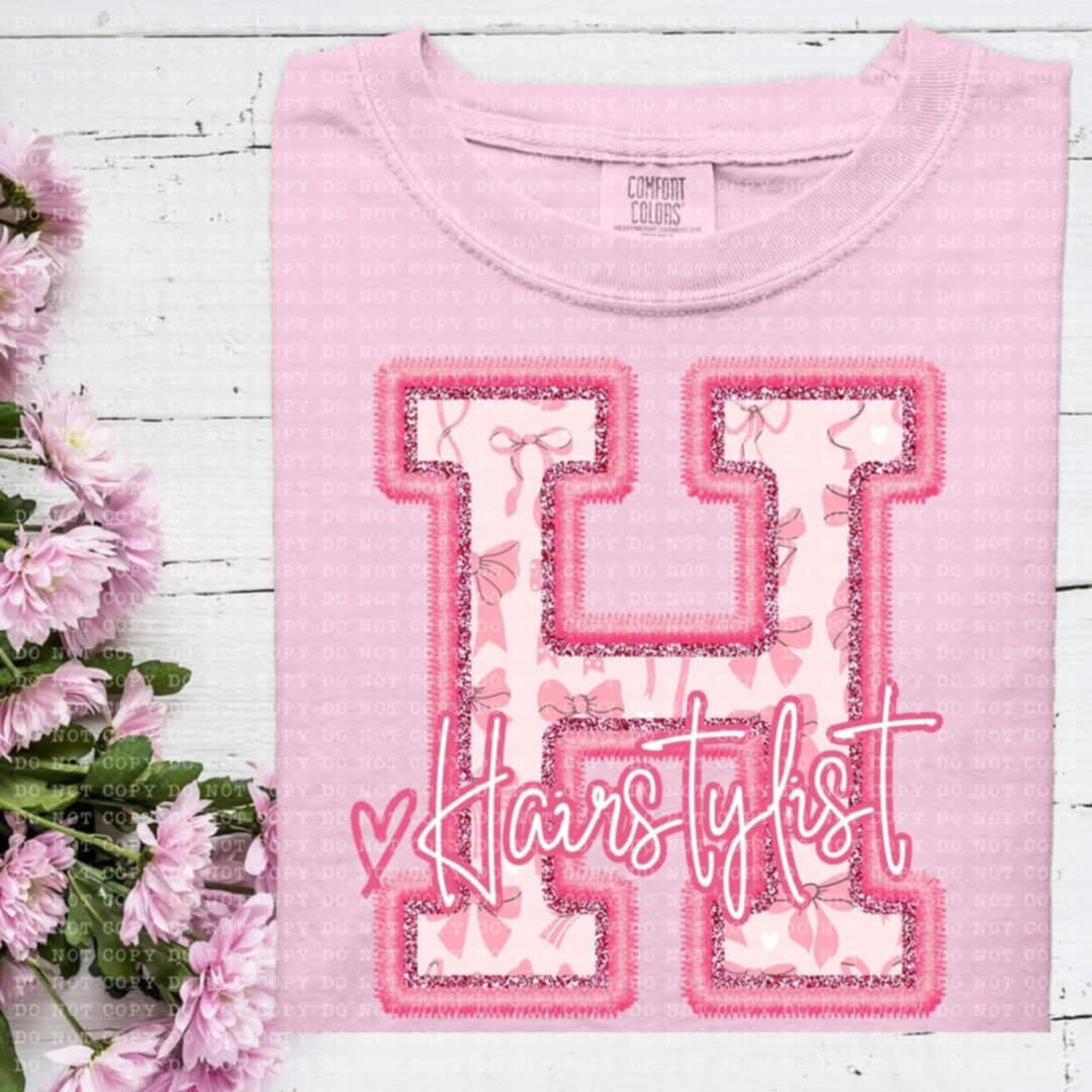 H hairstylist coquette (ECHT) 93519 DTF transfer