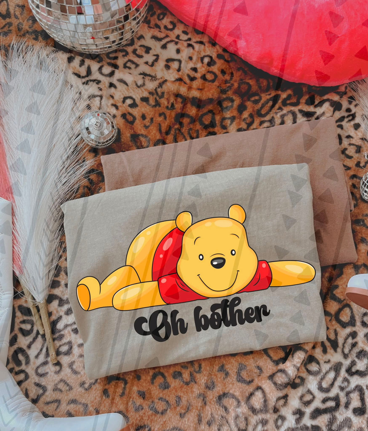 Oh bother yellow teddy Sunday Special DTF transfer