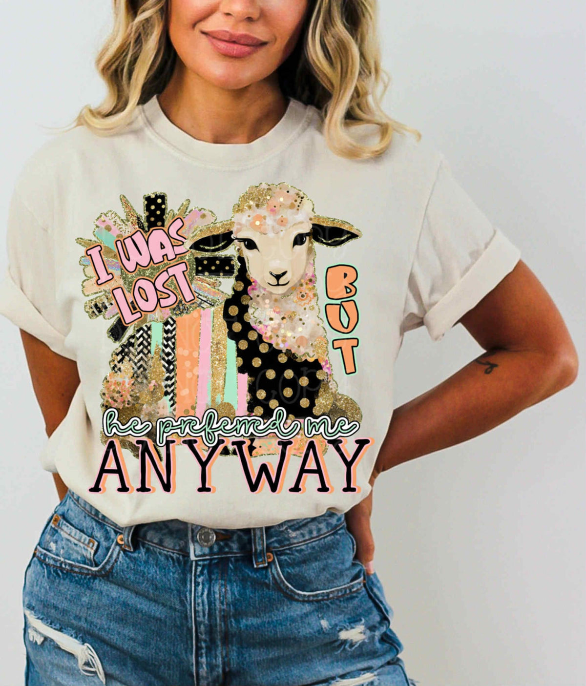 I was Lost Lamb EXCLUSIVE DTF Transfer