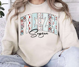 Freezin season patterned font 73857 DTF transfer