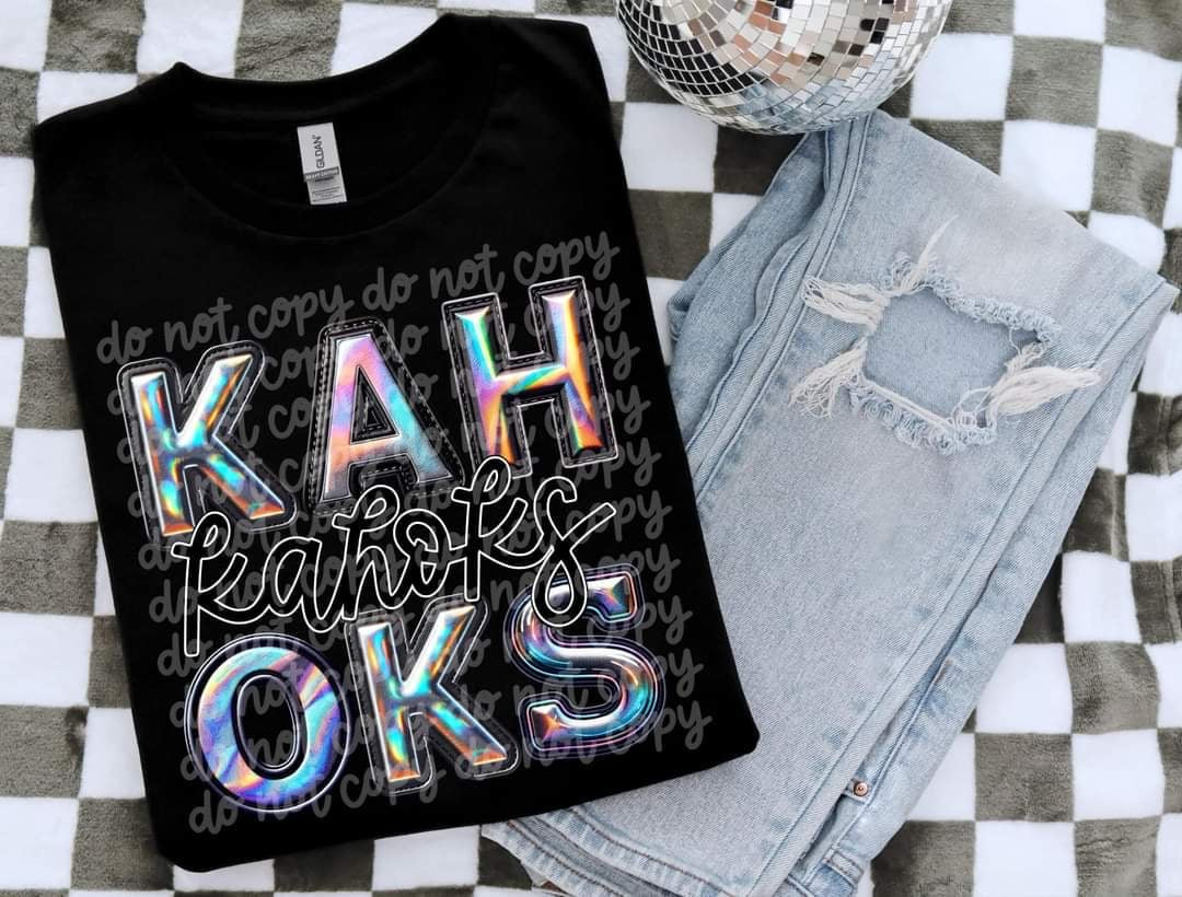 Kahoks holographic 50711 DTF transfer