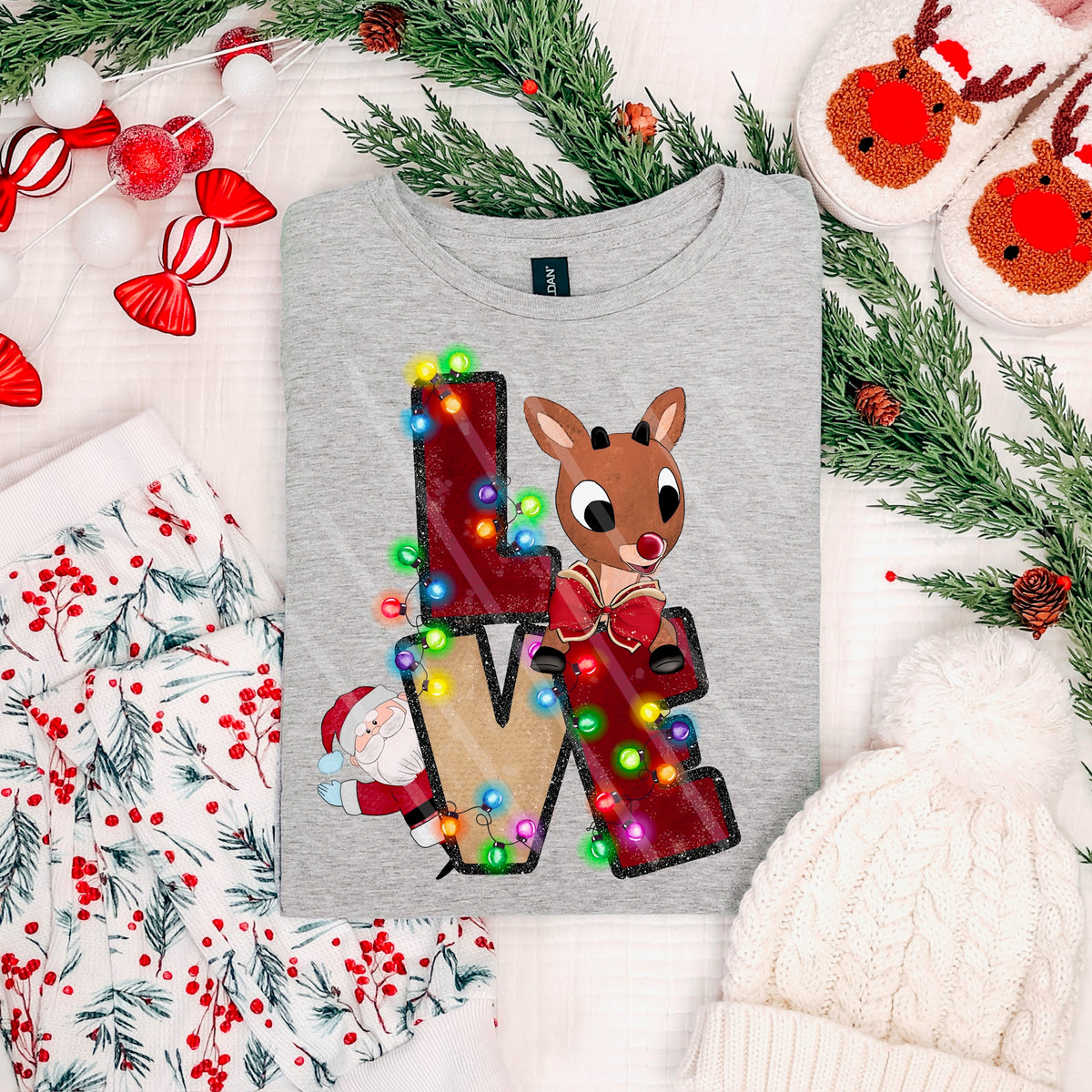 Love Reindeer 113880 DTF transfer