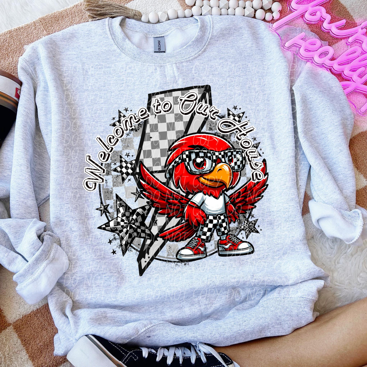 Welcome to our house Cardinals 49398 DTF TRANSERS