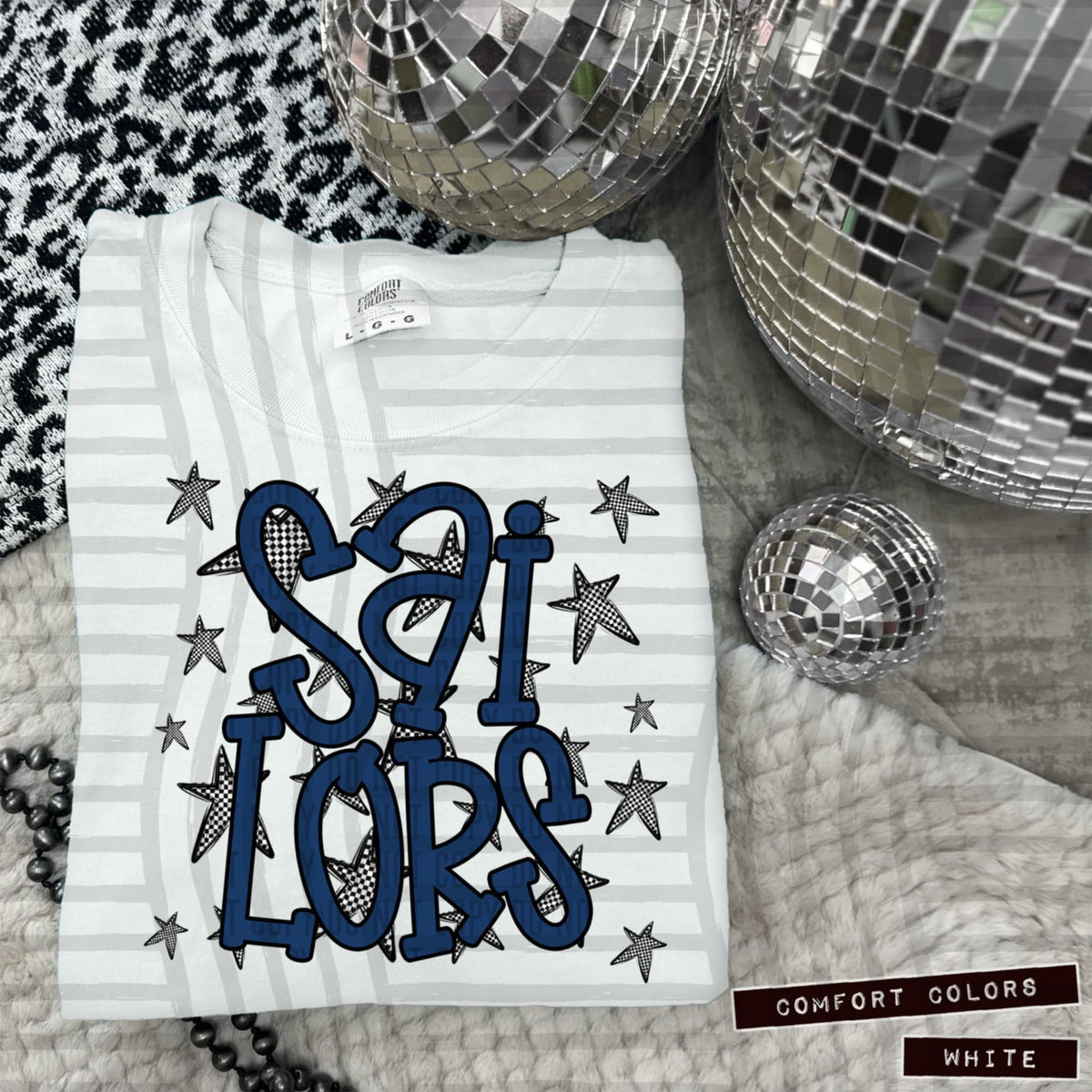 Navy Staggered Mascots (Caplinger)