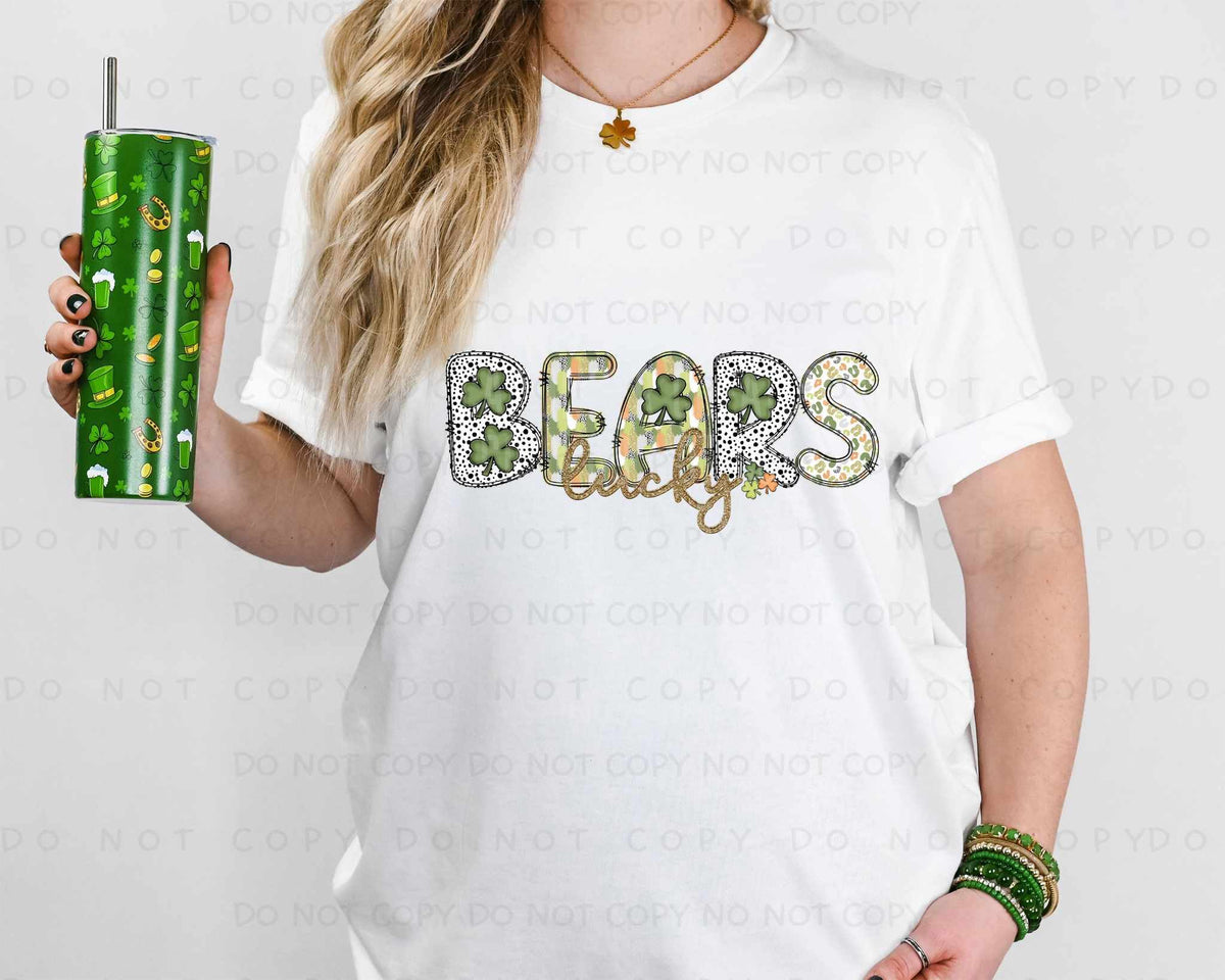Lucky bears st Patrick patterns (caplinger) 82509 DTF transfer